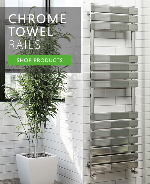 chrome towel rails