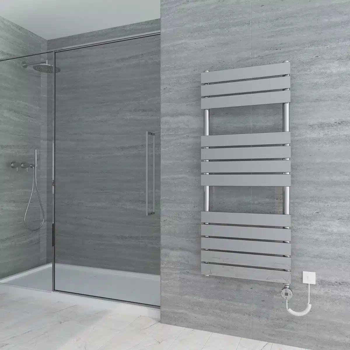 Electric Modena Towel Radiator - Various Sizes - Chrome