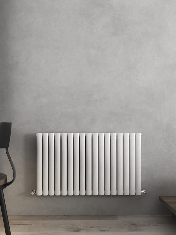 Nirvana Designer Horizontal Radiator - Various Sizes - White