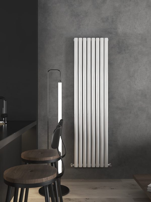 Nirvana Designer Vertical Radiator - Various Sizes - White
