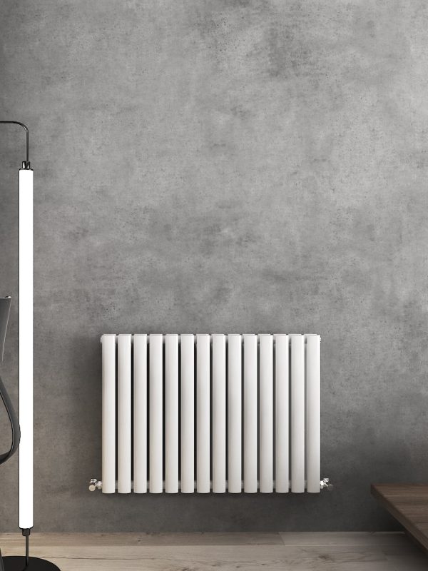 Nirvana Designer Horizontal Radiator - Various Sizes - White