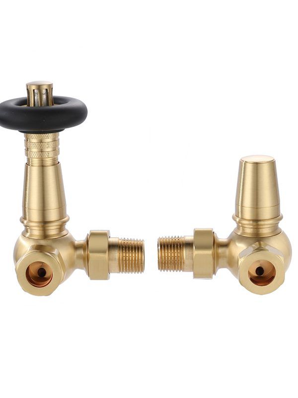 Senator Chelsea Vintage - Thermostatic Valve - Corner - Brushed Brass
