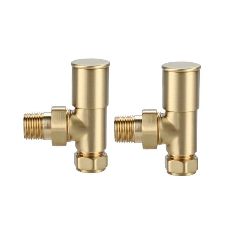 Senator Premium Valve - Angled - Brushed Brass
