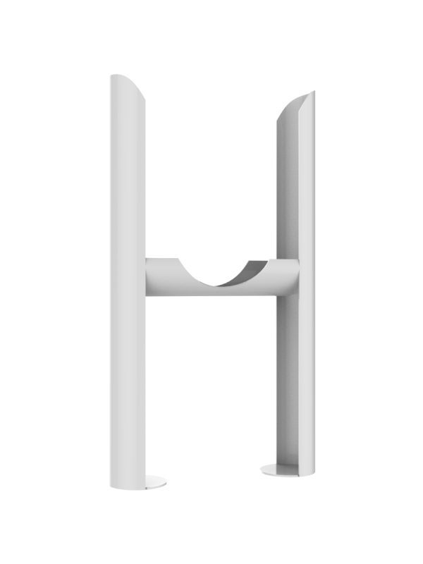 Radiator Feet - 3 Column - White
