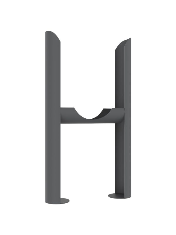Radiator Feet - 3 Column - Anthracite Grey