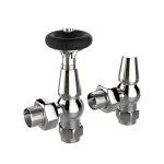 Senator Chelsea Vintage - Thermostatic Valve - Angled - Chrome