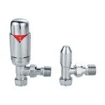 Senator Thermostatic Valve - Angled - Chrome