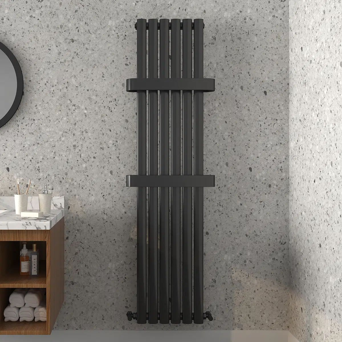 Nirvana Towel Radiator - Black