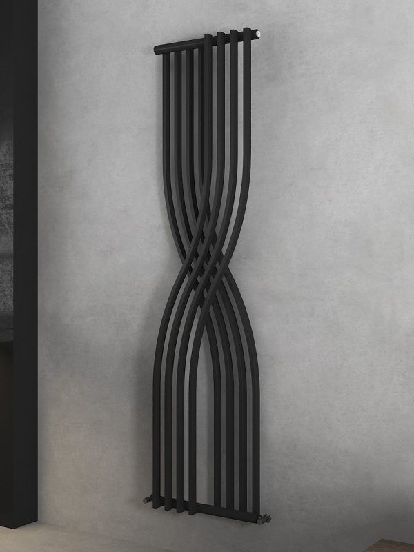Venus Designer Radiator - Black