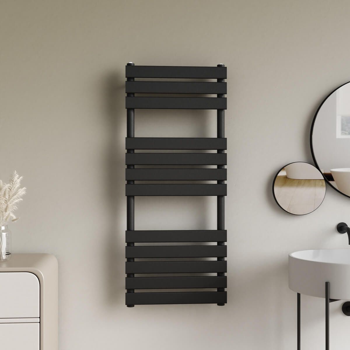 Modena Towel Radiator - Black