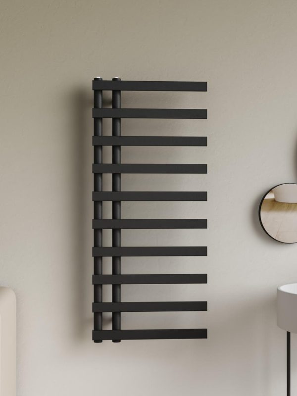 Verona Towel Radiator - Black