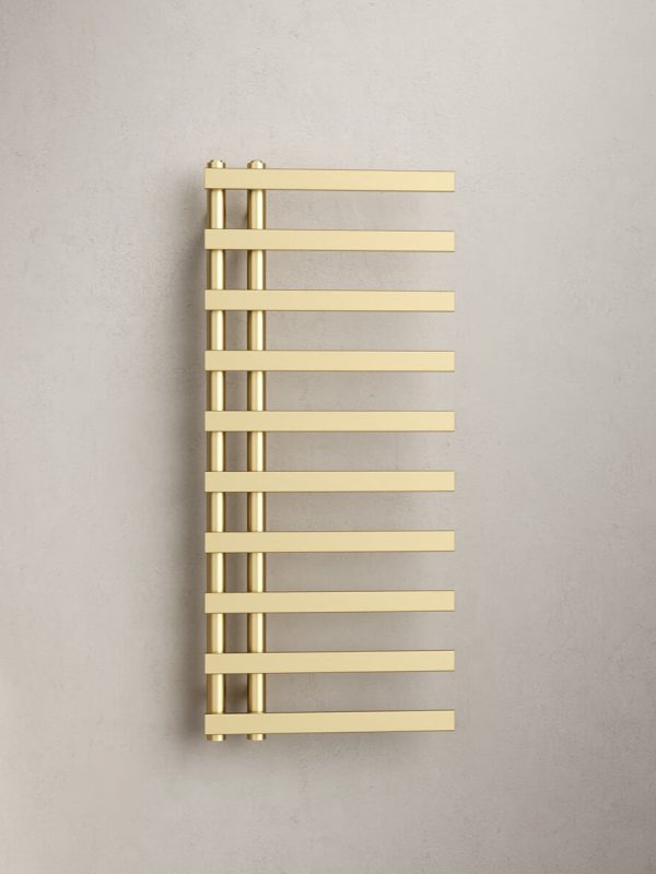 Verona Towel Radiator - Brushed Brass